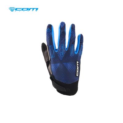 China Long Moutain Unisex Cycling Gloves For Sport Outdoor Racing Blue Black Touch Screen for sale