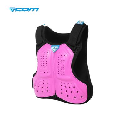 China Hook And Loop Kids Cycling Body Guard Protection Chest Protector For Mtb Bike Blue Black Pink Grad for sale