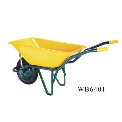 China Metal 5CBF 72L Load Wheelbarrow WB6401 Ecuador Spain Portuguesa Industrial Tools 180kg Wholesale Market for sale