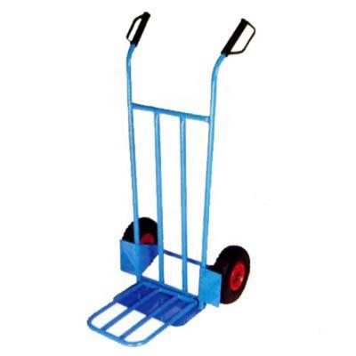 China Durable Custom Construction Hand Transport Hand Cart Warehouse Heavy Load Trolley for sale