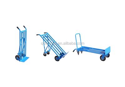 China Tools 3 in 1 heavy duty bag truck HT1595 Pneumatic Platform all color avaliable for sale