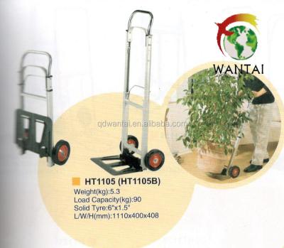 China Hot Selling Easy Folding Lightweight Aluminum Folding Hand Truck HT1105 for sale