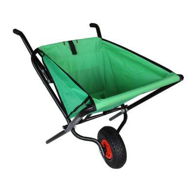 China Tools TC0400 Folding Canvas Garden Wheelbarrow Cart Tool Cart for sale