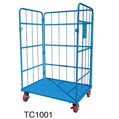 China Durable Universal Trolley Tool Carts Supermarket Storage Rolling Cart for sale