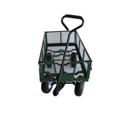 China Tools Motor Beach Cart Wagon Tools 3.50-4 Wheel Mesh Garden Camping Foldable Air Wagon Cart 28kg Outdoor Cheap Folding Heavy Duty for sale