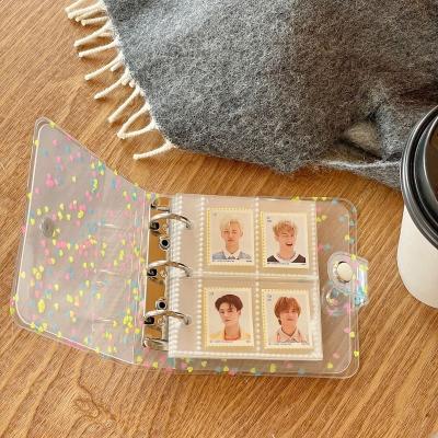 China Fabric Personalized Hard Plastic PP Cover Mini Photobook Business Card Holder Collecting Book for sale