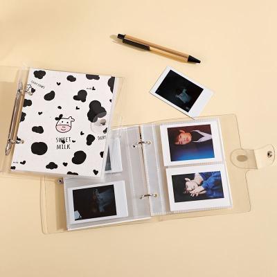 China PVC Coating 3 Inch Soft Plastic Pockets Mini Cloth Photo Album Collection Book Star Card Holder Storage for sale