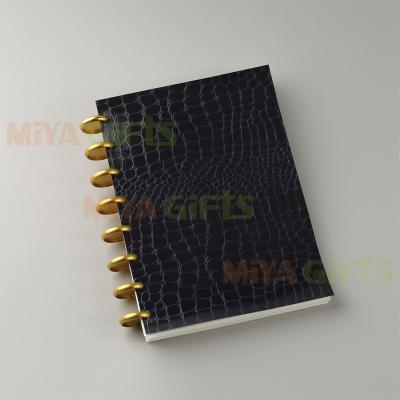 China Custom Printed Brown Fang Textured Deck Cardboard Cover For Diary Journal Planner for sale