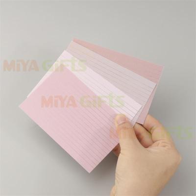 China Standard Size Rectangle Printed Custom Gold Foiled Decor Striped Lettering Task Cards Paper for sale