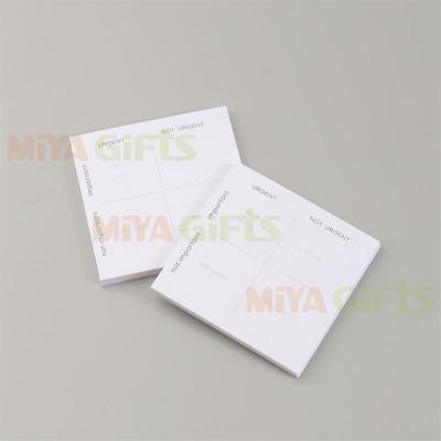 China Custom Foil Printed Printing Four Quarter Circle Mini Task Reminder Cards Stock Paper Decor Planner for sale