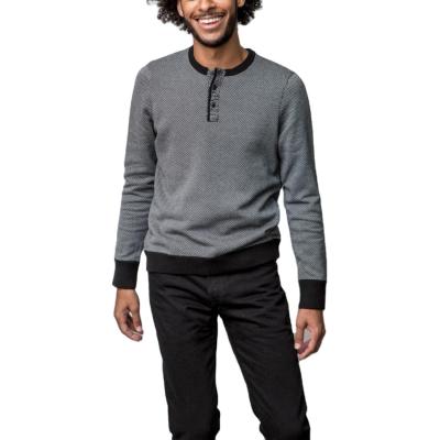 China anti-pilling MEN'S 100% COTTON KNITTED PULLOVER SWEATER FOR MEN for sale