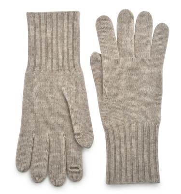 China Plain WOMEN'S 70% MERINO WOOL / 30% CASHMERE KNITTED GLOVE WITH OPEN SLIT for sale