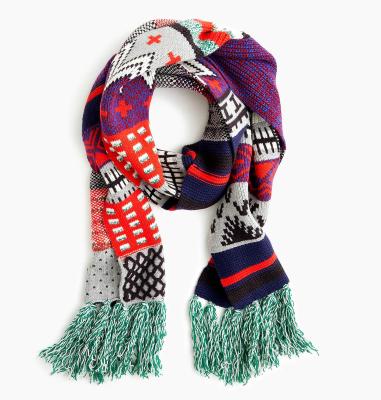 China JACQUARD KNITTED JACQUARD HAT SCARF SETS in 60/40 merino wool/nylon for sale