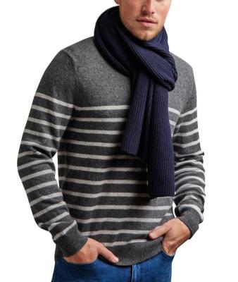 China CARDIGAN 100% WOOL HALF CARDIGAN MEN'S HALF KNITTED SCARF for sale