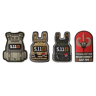 China Wholesale Custom Made High Quality Handmade PVC Tactical Patch Velcro 3D Patch Garment Logo Labels Letter Patch Rubber Patch Rubber for sale