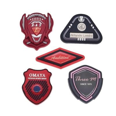 China Latest Design Handmade High Quality Velcro Soft PVC Patch Chenille Patches Rubber Letter Patches For Clothes for sale