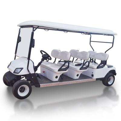 China Factory Supply Electric Golf Cart 4+2 Seats With CE Certification 23*10.5-12 for sale