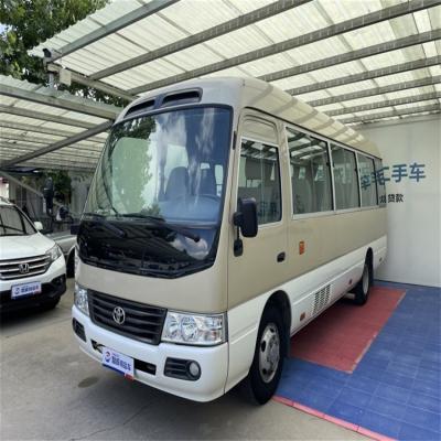 China Leather Used Car Bus Toyota Coaster Left Hand Used Cheap Cars For Sale for sale