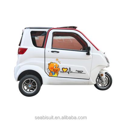 China Passenger fully enclosed electric tricycle for passengers mini electric tricycle tuk tuk for sale