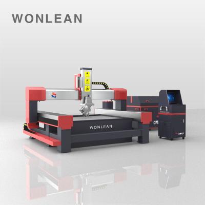 China Hotels High Pressure CNC Glass Cutting Machine 3 Axis Waterjet Cutting Machine for sale