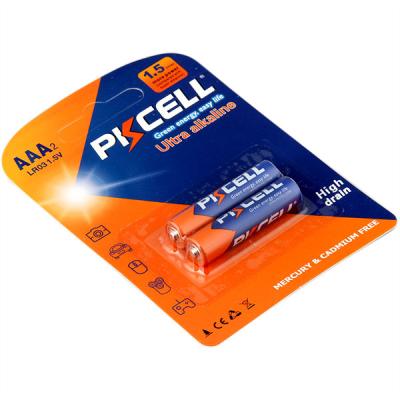 China PKCELL toys brand 1.5v dca am4 lr03 alkaline accumulator battery 1.5v lr03 aca alkaline accumulators for sale