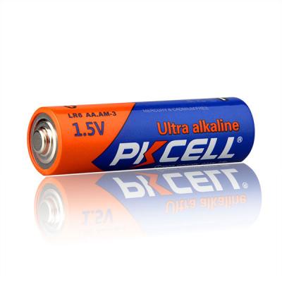 China PKCELL toys aa lr6 1.5v super power aa lr6 am3 1.5v lr6 aa alkaline battery for sale