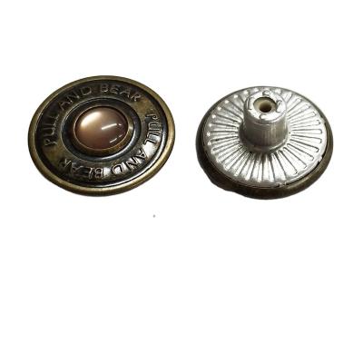 China 22mm Sustainable Eu Vintage BeadsJeans ropean standard button for sale