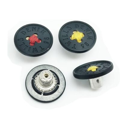 China 20mm sustainable nickel and lead free environmental ornamental high-tech jeans buttons for sale