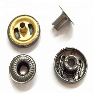 China Factory wholesale bulk metal snap button 15mm four part workable for sale