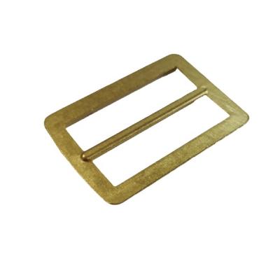 China Nickel Free Accessories Belt Key Gold Solid Brushed Metal Belt Buckle for sale