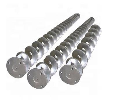 China About Two Meters High Quantity Stainless Steel Welds Screw Conveyor Blade Shaftless Sectional Screw Free Flight for sale