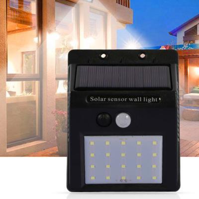 China Rechargeable Solar Led Motion Sensor Wall Lamp Garden Powered Outdoor Motion Sensor for sale