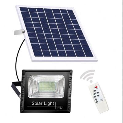 China High quality outdoor garden lighting waterproof ip66 25w 40w 60w 100w smd led solar flood light for sale