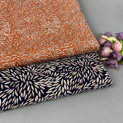 China Stretch Factory Wholesale Printed 32S Stretch 200gsm Polyester Knitted Plain Jersey Fabrics For Dress for sale