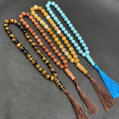 China Muslim Islamic Beads 10mm Jade Agate Crystal Tasbeh Rosary Bracelet From Friendly Material Wholesale 33 for sale