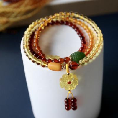 China CLASSIC Hot Sale High End Rainbow Jade Jasper Barrel Beads Natural Amber Stone Bracelets for sale