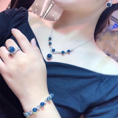 China Wholesale D&Y Romantic Love Natural Jewelry Set Amber 4 Pieces Jewellry Sets Mexican Blue Fashion Jewelry Sets for sale