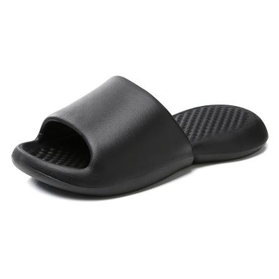 China Cushioning Lady Black EVA Slippers Indoor Home Furnishing EVA Slippers Soft Thick-soled Jieyang Shoe Factory Fashion for sale