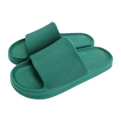 China Jieyang Factory Hot Sale Women's EVA Slippers Green Indoor Slide Breathable Unisex EVA Slippers Cushioning Non-slip Slippers for sale