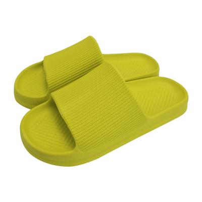 China Jieyang Factory Fashion Women's EVA Slippers Yellow Indoor Home Quick-drying Non-slip Breathable EVA Slippers Damping for sale