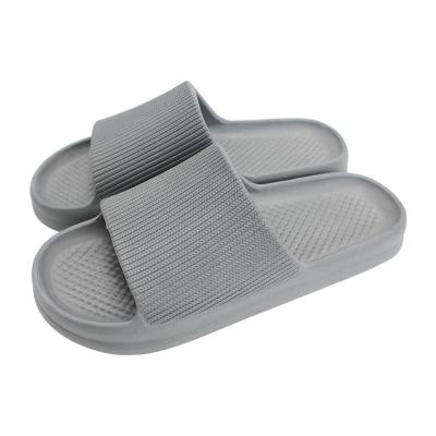 China Jieyang Factory Gray EVA Slippers Beach Casual Outdoor Shoes Lightweight Wear-resistant EVA Slippers Cushioning for sale