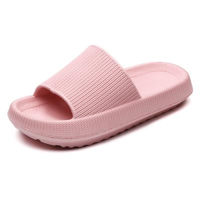 China Jieyang Manufacturers Pink EVA Slippers Ladies Casual Indoor Non-slip Breathable EVA Slippers Cushioning Slippers for sale