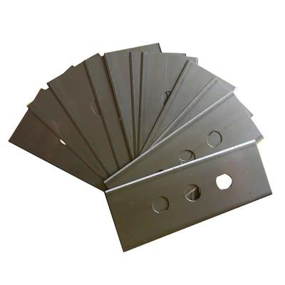 China food & Beverage Factory PP Film Cutter Blade 3 Holes Knife for sale