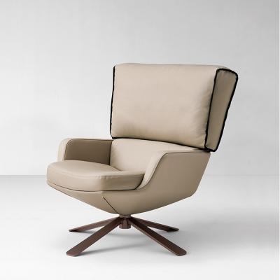 China Designer Chair (Other) Modern Design Living Room Microfiber Lounge Chair Adjustable Leather Luxury Hotel Room Chair for sale