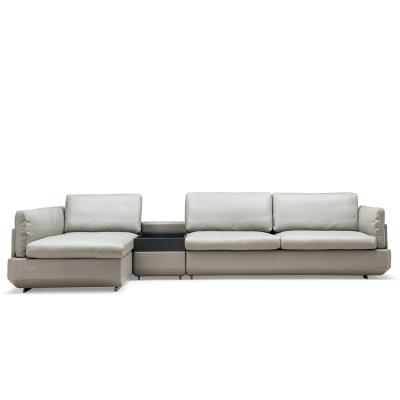 China Sofa Living Room Furniture Sets Sectional Modern L Shape Sofa Leather Sofa Set For Sale for sale