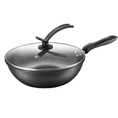 China Sustainable Gas Wok Portable Chinese Wok Stove Single Burner 32cm for sale