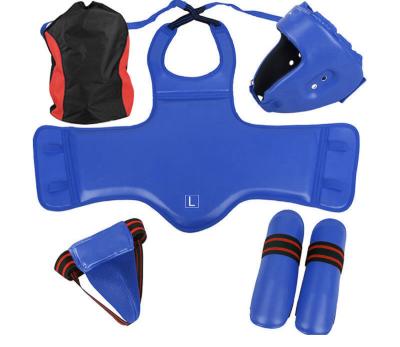 China Whole Body Protector Wtf Equipment Training Boxing Gears PU Set Taekwondo Guard Taekwondo Guard For Wtf Training Competition Kids Adults for sale