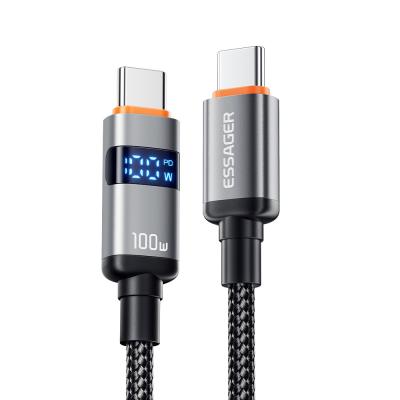 China ESSAGER ES-X61 Series C-C 100W Charging Cable USB C Cable for sale