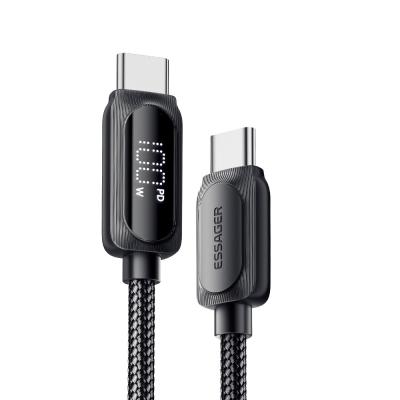 중국 진크 합금 USB C 급전전 케이블 60W 100W ESSAGER ES-X57 시리즈 판매용