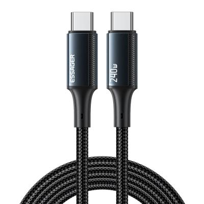 China Cable de carga rápida USB C a C 240W con conductor de cobre enlatado en venta